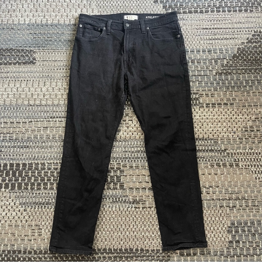 Men’s Madewell Athletic Slim Fit Black Jeans, Waist Size 36, Length 30 (36 x 30)